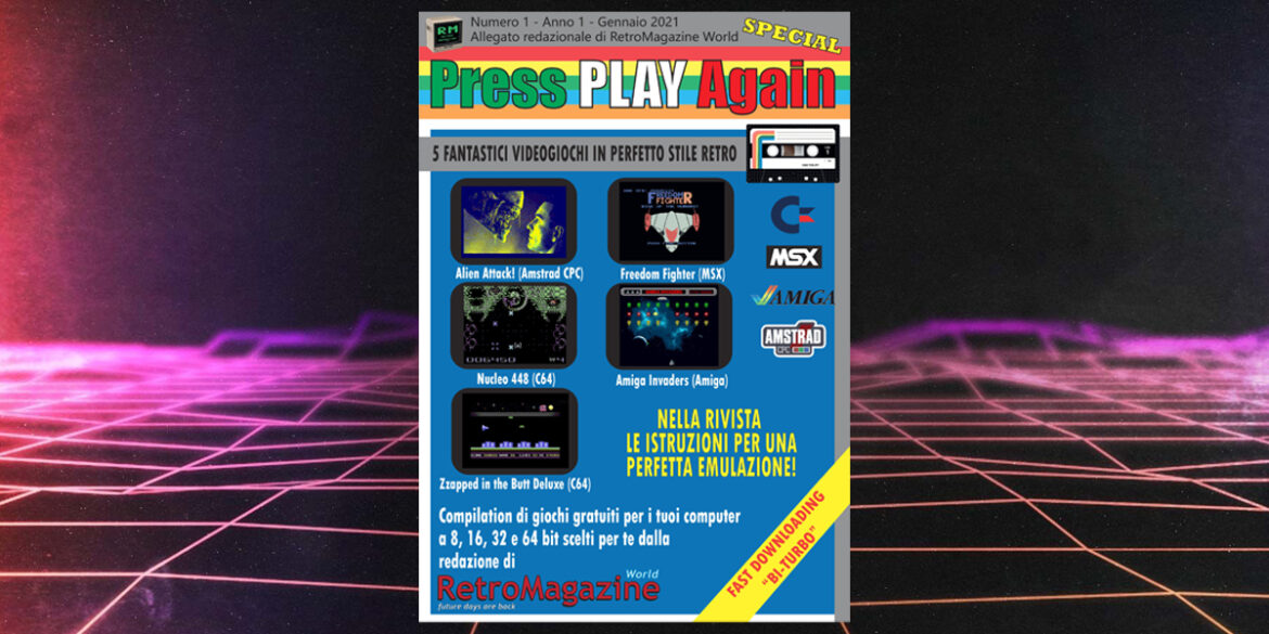 Press Play Again n° 1 – Jan 2021 – ITA/ENG