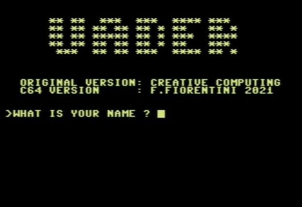 Vader – Commodore 64 Basic V2