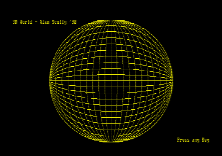3D World – Amstrad CPC – Locomotive Basic