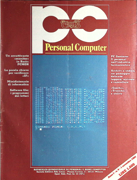 PC Personal Computer Club – Anno I – Numero 6