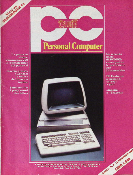 PC Personal Computer Club – Anno I – Numero 7