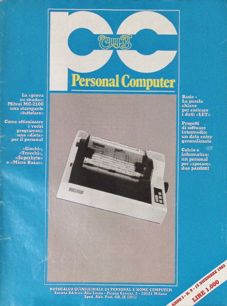 PC Personal Computer Club – Anno I – Numero 9