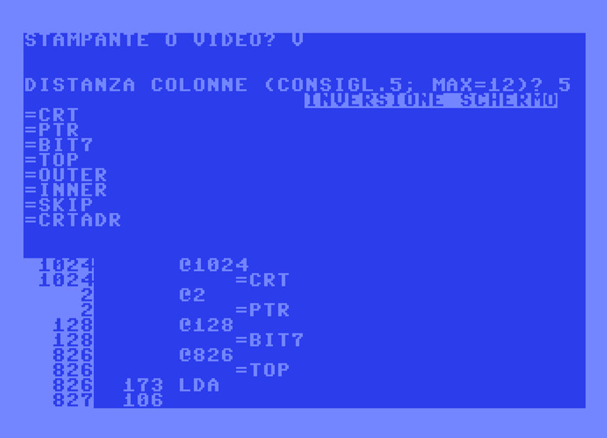 Assembler – C64 – BASIC V2