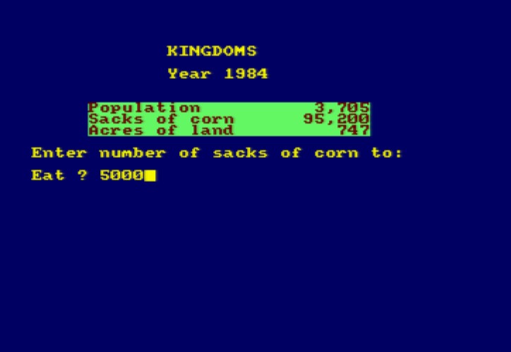 Kingdoms – Amstrad CPC – Locomotive Basic